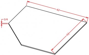 Sink Bases - Diagonal Sink Floor