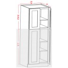 Upper Utility Cabinets - 4 Doors