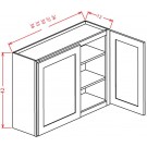 42" High Wall Cabinets - Double Door
