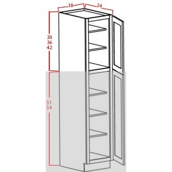Upper Utility Cabinets-2 Doors